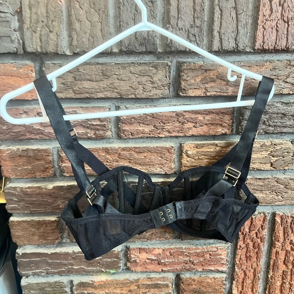 NWOT Bluebella Black Sheer Underwire Balconette Bra Size 36D - Picture 6 of 7